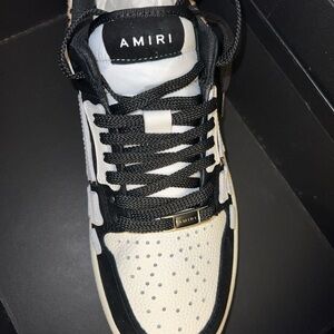 Amiri Black and White Men's Sneakers